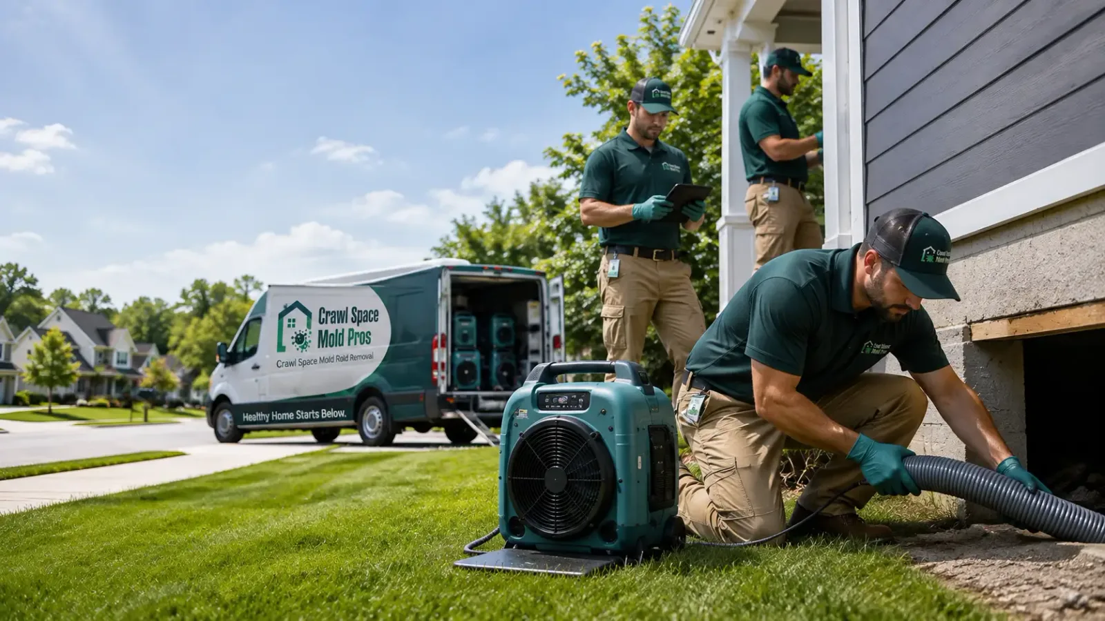 Crawl Space Mold Removal in Dunkirk, IN